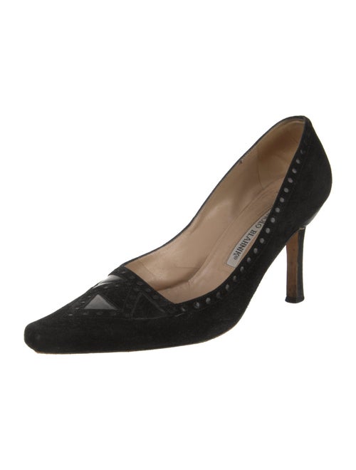 Manolo Blahnik Suede Pumps