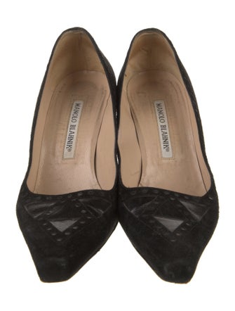 Manolo Blahnik Suede Pumps