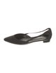 Manolo Blahnik Satin D'Orsay Flats
