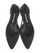 Manolo Blahnik Satin D'Orsay Flats