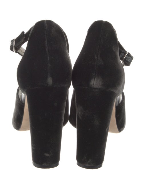 Manolo Blahnik Velvet Sandals