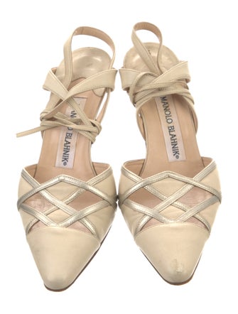 Manolo Blahnik Leather Pumps