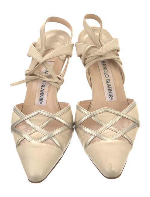 Manolo Blahnik Leather Pumps