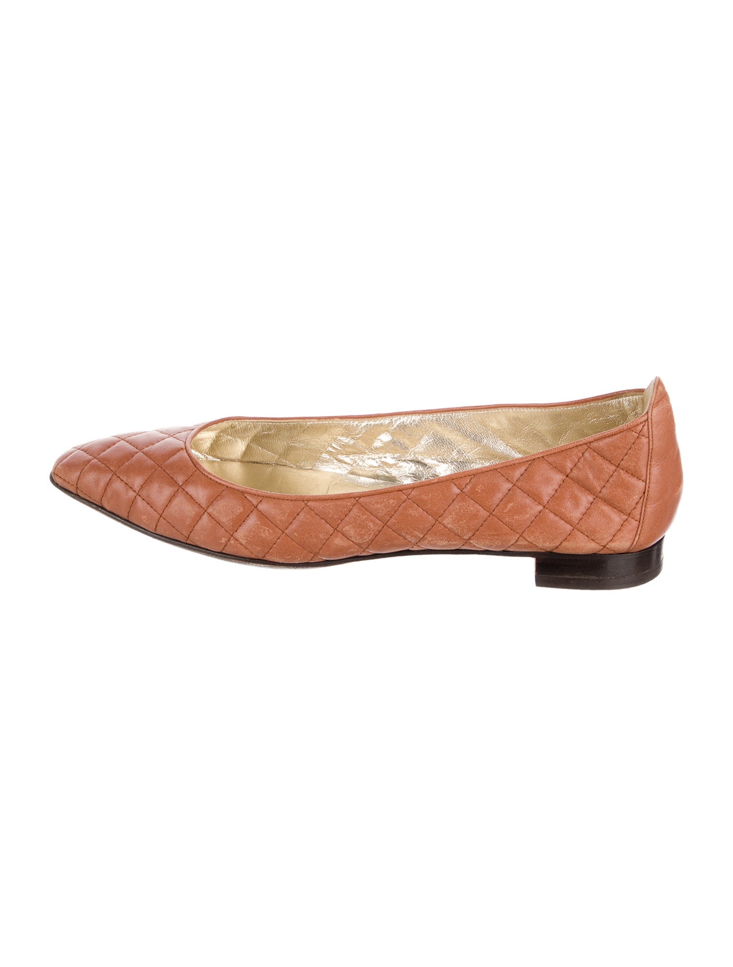 Manolo Blahnik Leather Ballet Flats