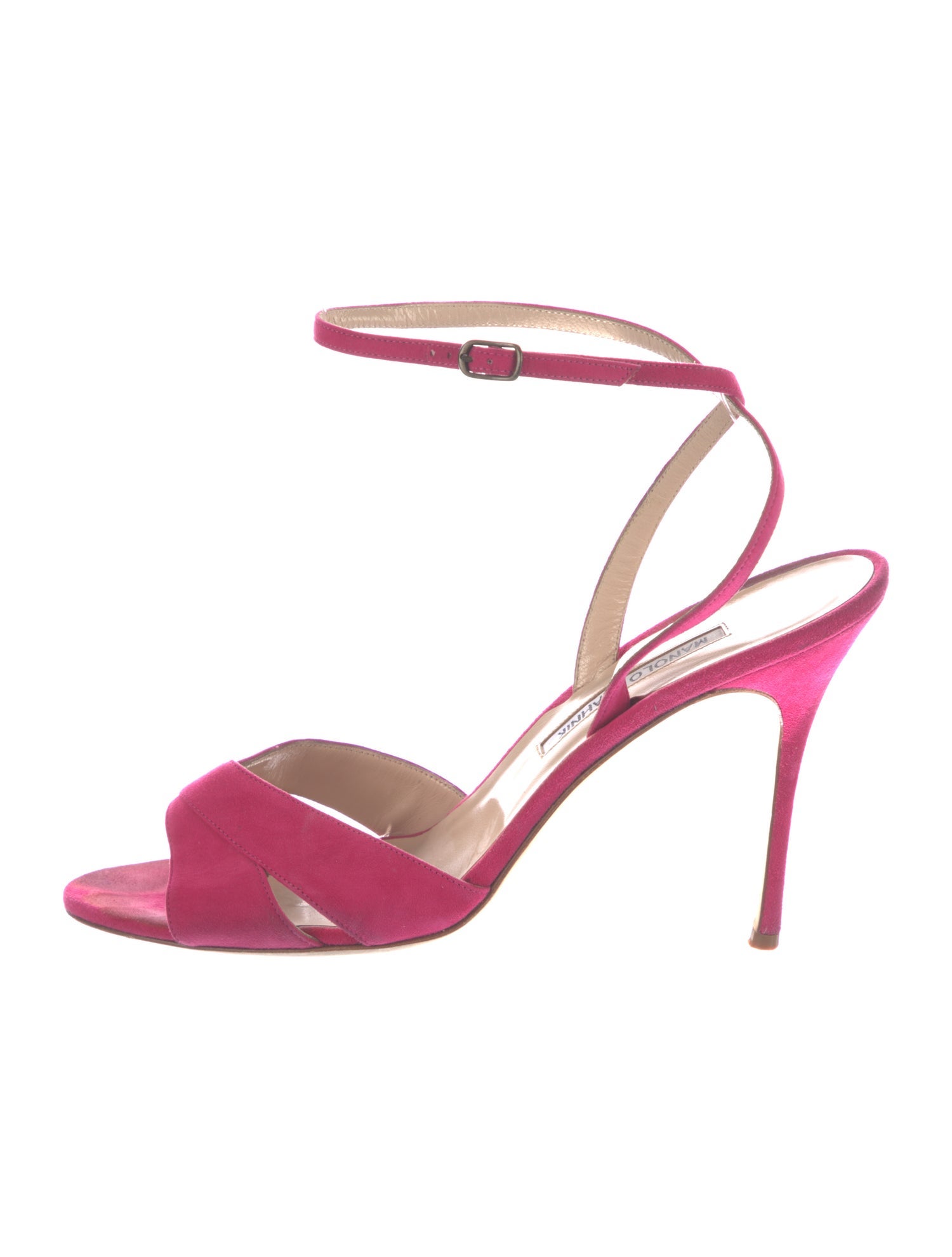 Manolo Blahnik Suede Sandals