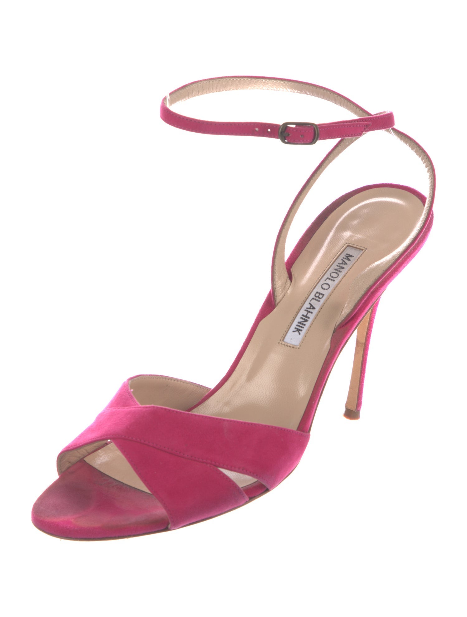 Manolo Blahnik Suede Sandals
