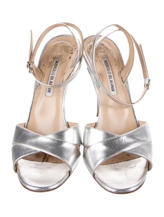 Manolo Blahnik Leather Sandals