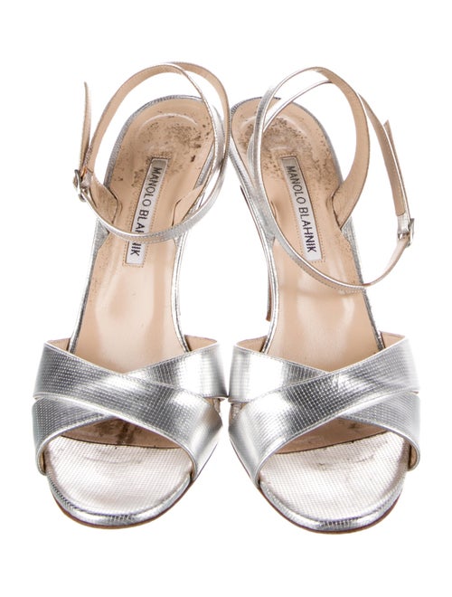Manolo Blahnik Leather Sandals