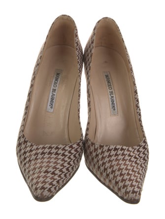 Manolo Blahnik Printed Pumps