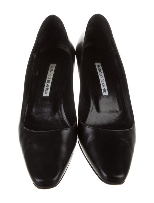 Manolo Blahnik Leather Pumps