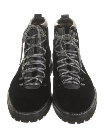 Manolo Blahnik Suede Hiking Boots