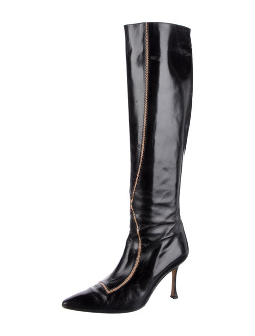 Manolo Blahnik Leather Boots