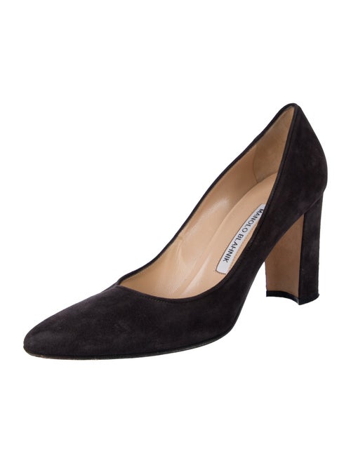 Manolo Blahnik Suede Pumps