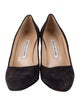 Manolo Blahnik Suede Pumps