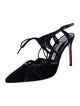 Manolo Blahnik Suede Slingback Pumps