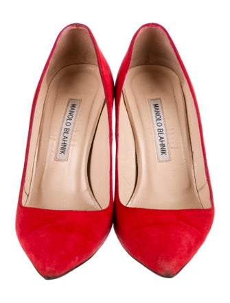 Manolo Blahnik Suede Pumps