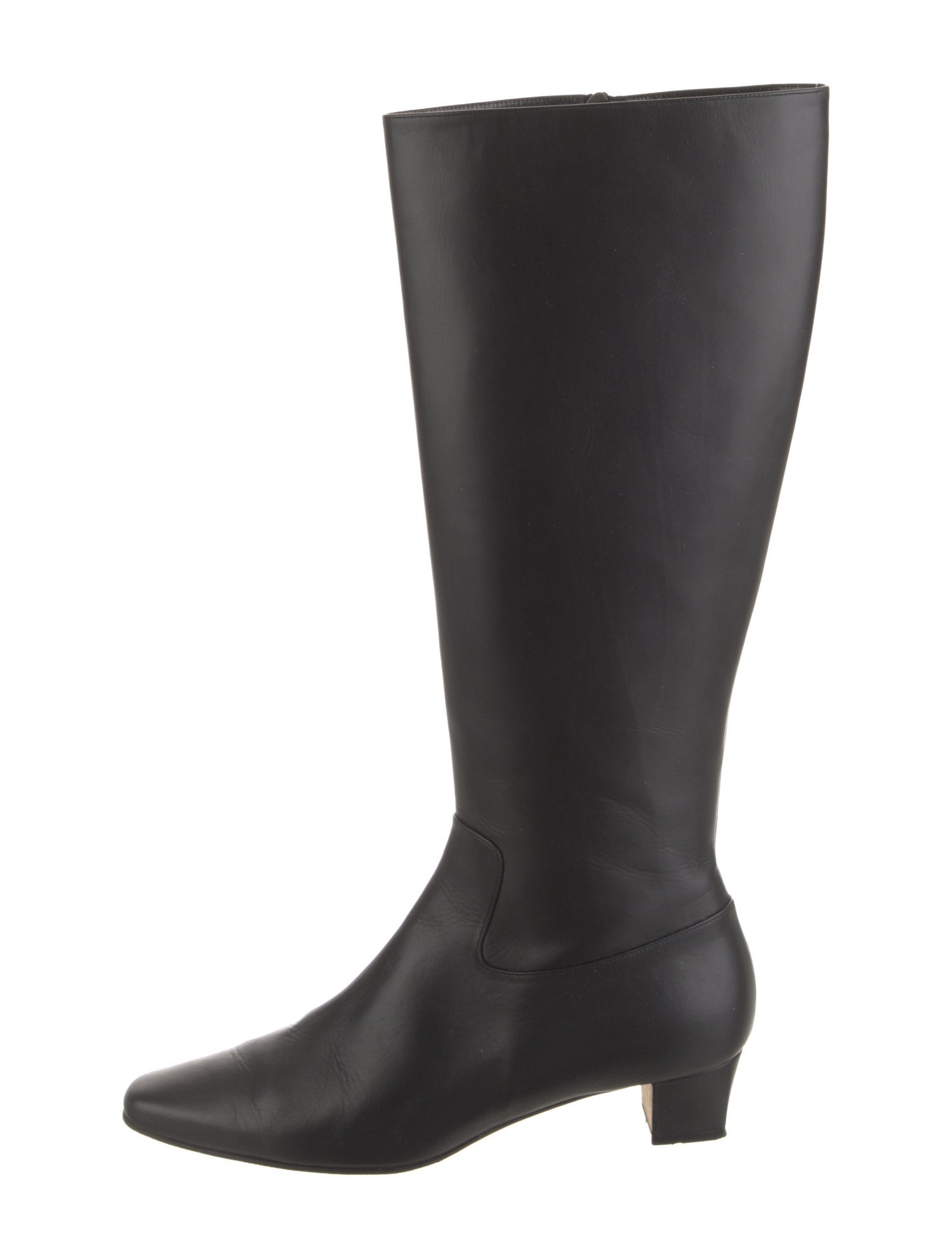 Manolo Blahnik Leather Riding Boots
