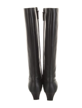 Manolo Blahnik Leather Riding Boots