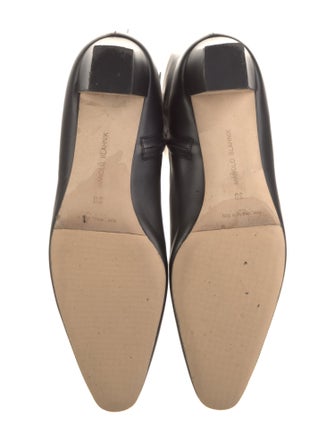 Manolo Blahnik Leather Riding Boots