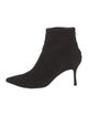 Manolo Blahnik Suede Sock Boots