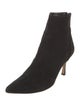 Manolo Blahnik Suede Sock Boots