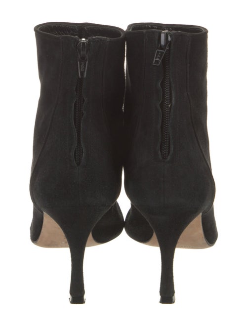Manolo Blahnik Suede Sock Boots