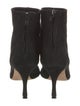 Manolo Blahnik Suede Sock Boots
