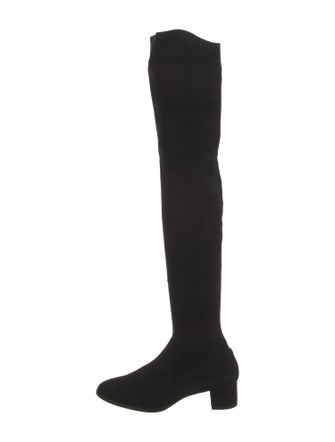 Manolo Blahnik Suede Sock Boots
