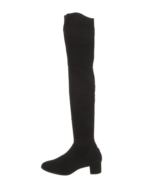 Manolo Blahnik Suede Sock Boots