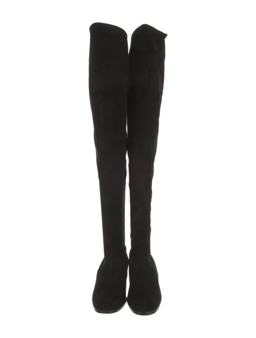 Manolo Blahnik Suede Sock Boots