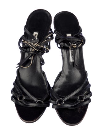 Manolo Blahnik Leather Sandals
