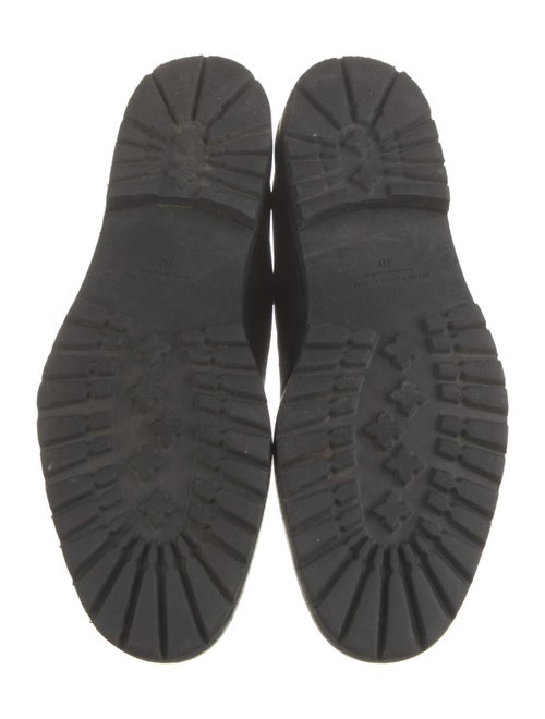 Manolo Blahnik Leather Combat Boots