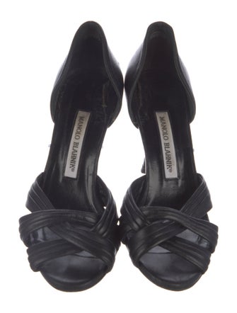 Manolo Blahnik Leather Sandals
