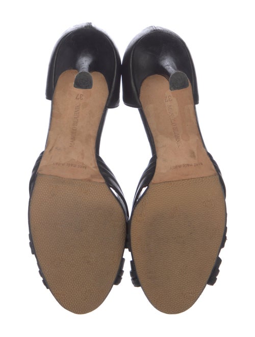 Manolo Blahnik Leather Sandals
