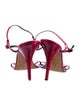 Manolo Blahnik Patent Leather T-Strap Sandals