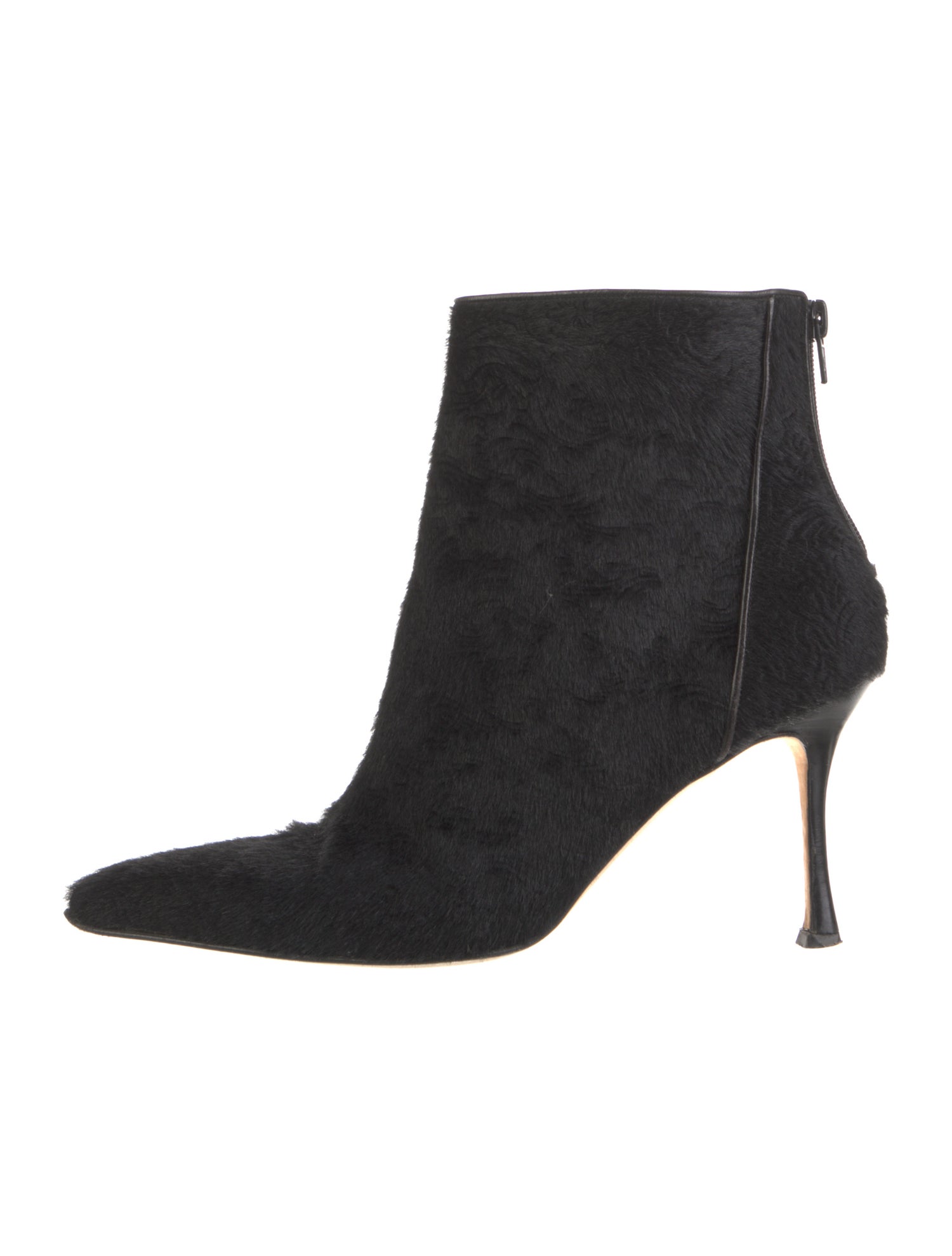 Manolo Blahnik Ponyhair Boots