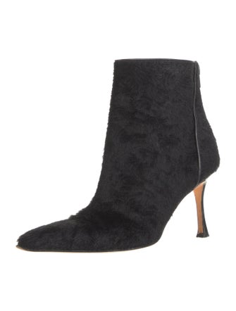Manolo Blahnik Ponyhair Boots