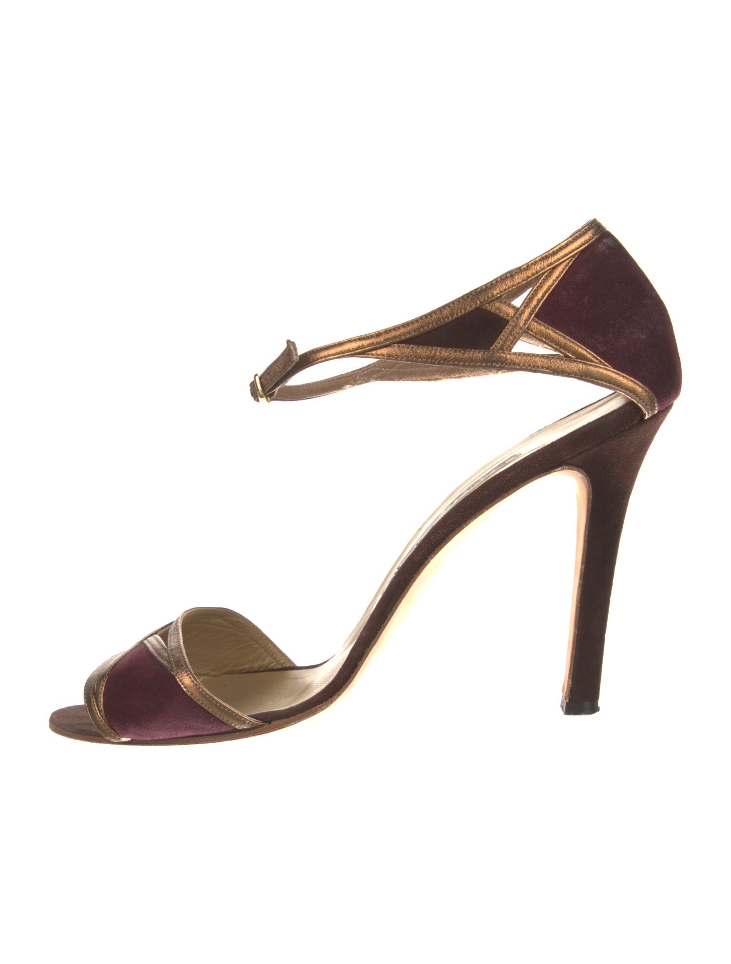 Manolo Blahnik Suede Sandals