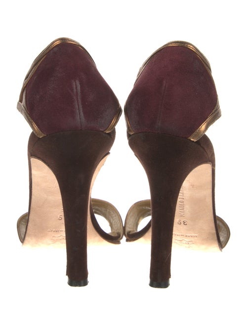 Manolo Blahnik Suede Sandals