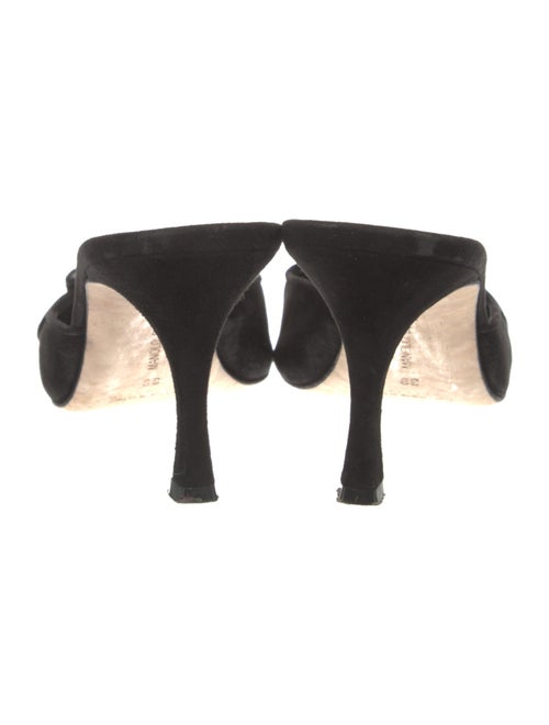 Manolo Blahnik Suede Mules