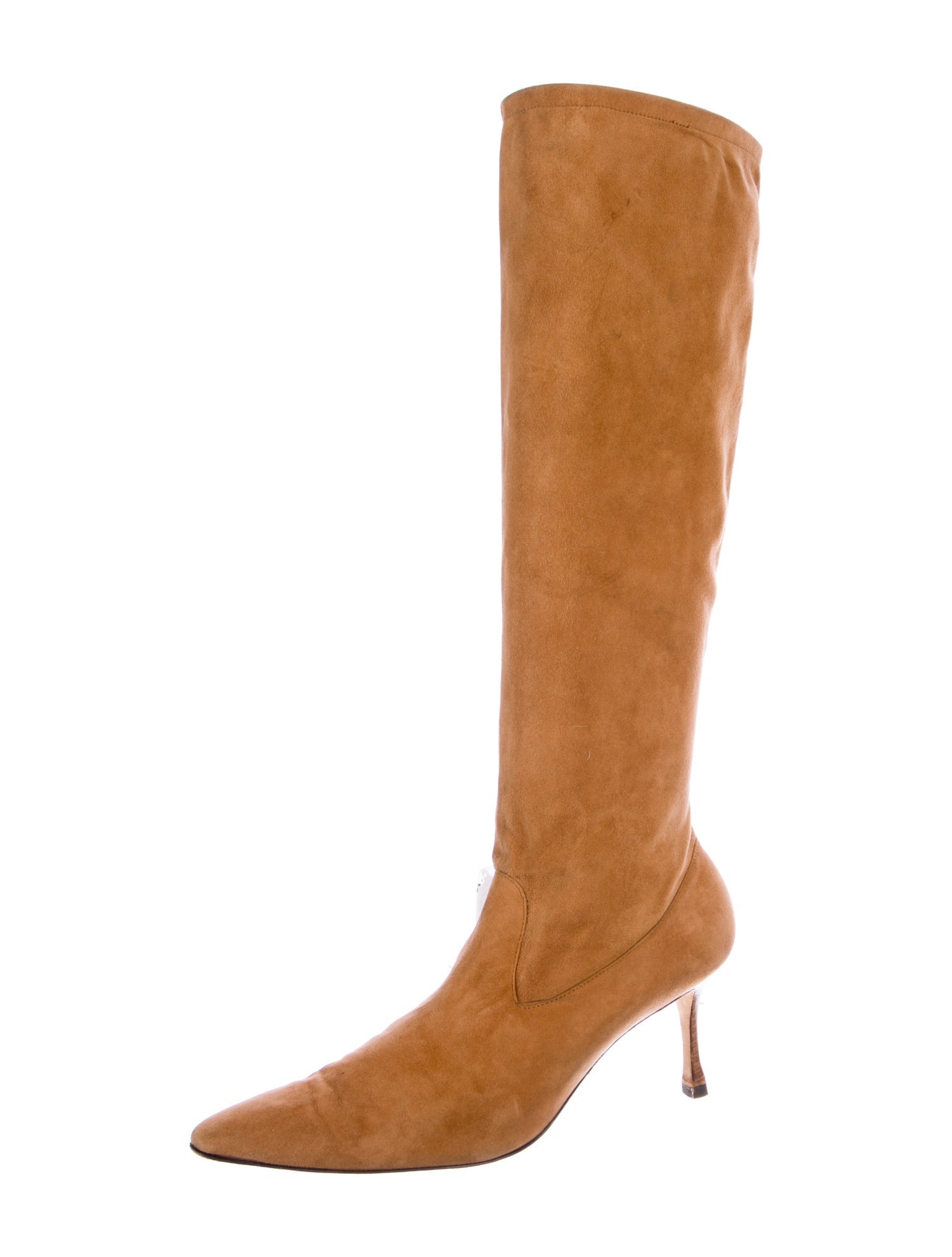 Manolo Blahnik Suede Boots
