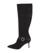 Manolo Blahnik Suede Boots