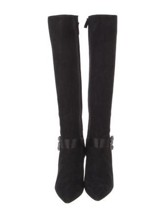 Manolo Blahnik Suede Boots