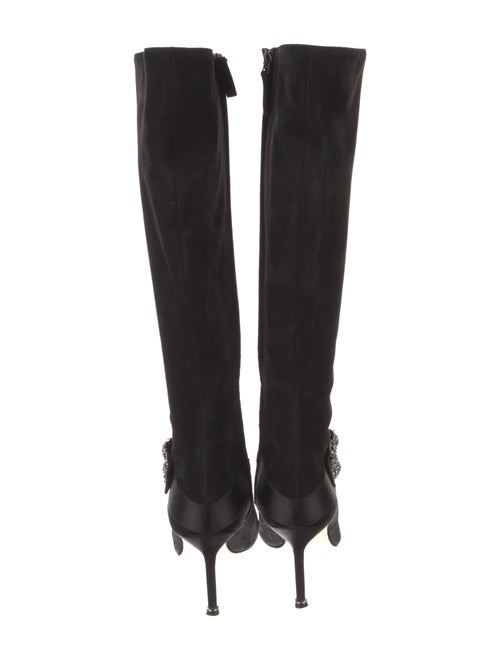 Manolo Blahnik Suede Boots