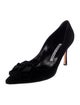 Manolo Blahnik Suede Pumps