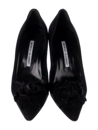 Manolo Blahnik Suede Pumps