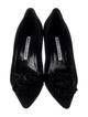 Manolo Blahnik Suede Pumps