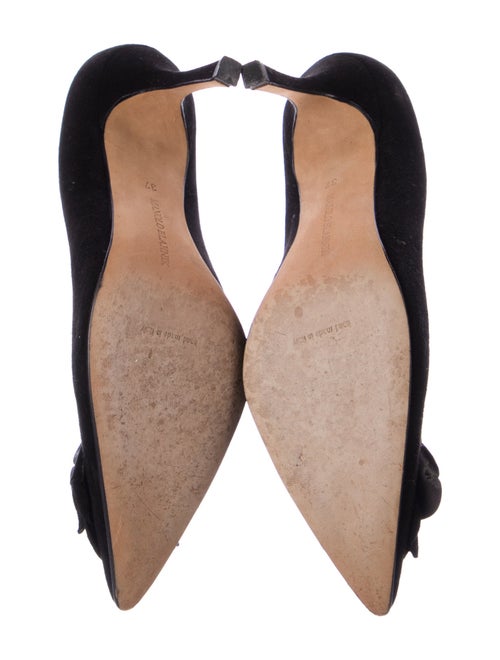 Manolo Blahnik Suede Pumps