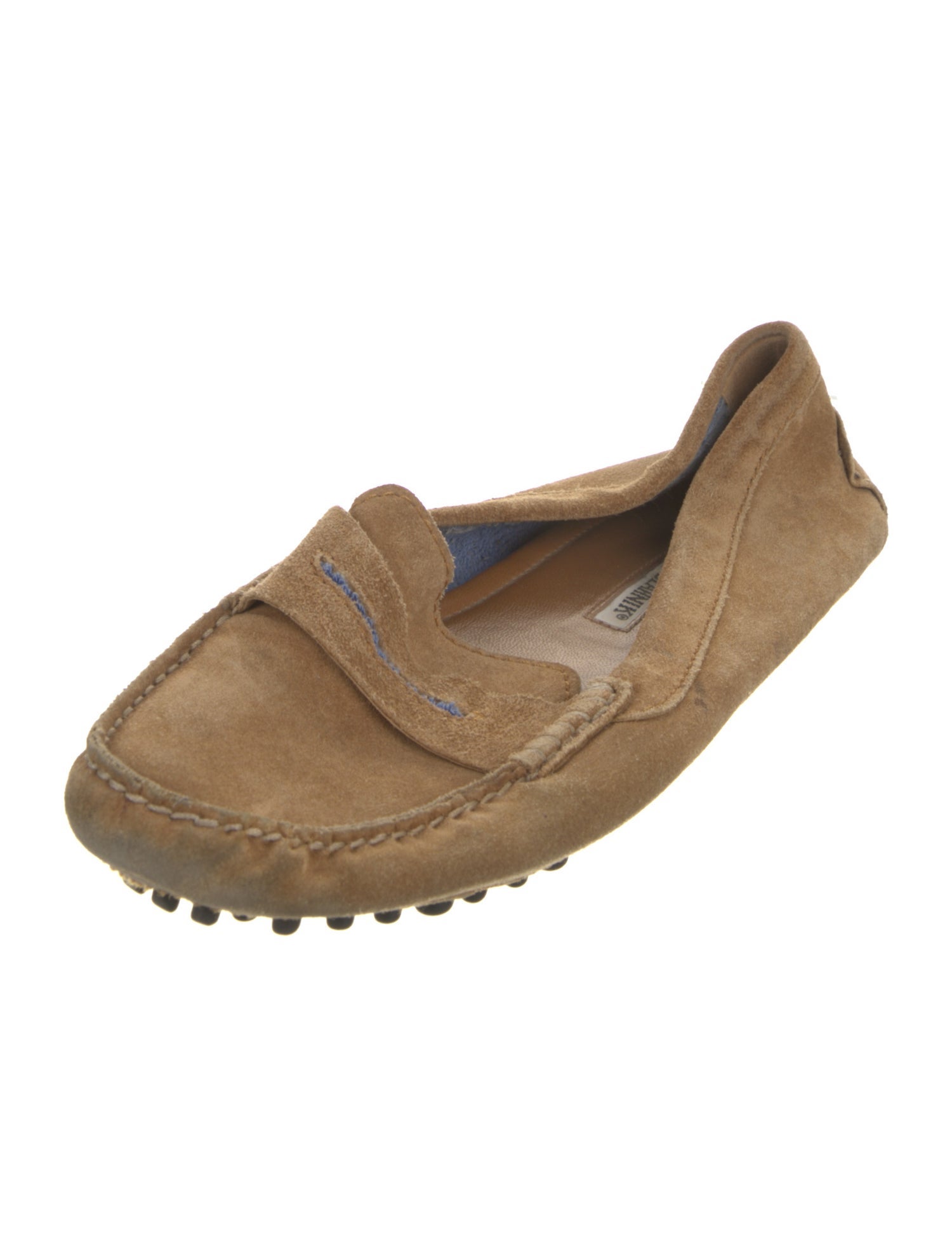 Manolo Blahnik Suede Loafers