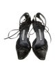 Manolo Blahnik Leather T-Strap Pumps